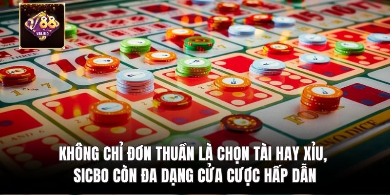 Những loại cược sicbo tài xỉu phổ biến nhất