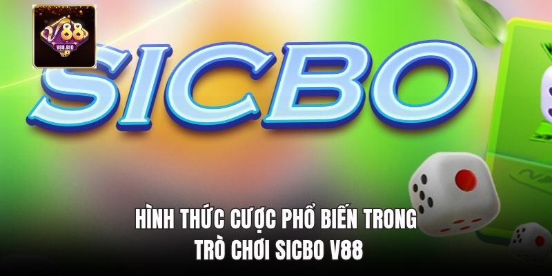 Hình thức cược phổ biến trong trò chơi Sicbo V88